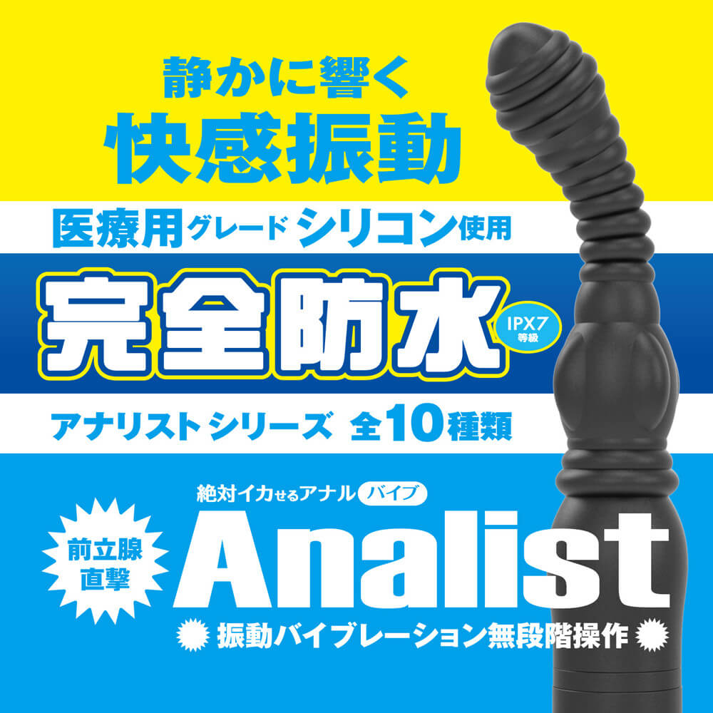wild722009-img-02 Analist No.007 後庭拉珠震動按摩棒 | 完全防水:圖片 2